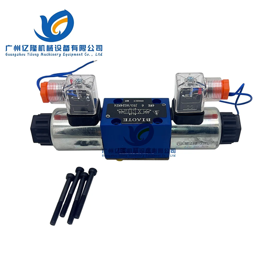 China Factory OEM Rexroth 4WE 6 J53/AG24NZ4 456448/0 M25 12V 14V Hydraulic Solenoid Directional Control Valve