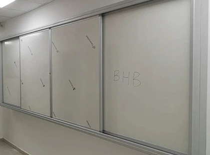 Large Size Erasable Push Pull Sliding White Board Magnetic Whiteboard for Classroom
