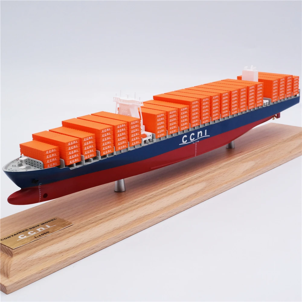 【A】35cm CCNI Container ship model B Shipping line CCNI O.A.S ship model