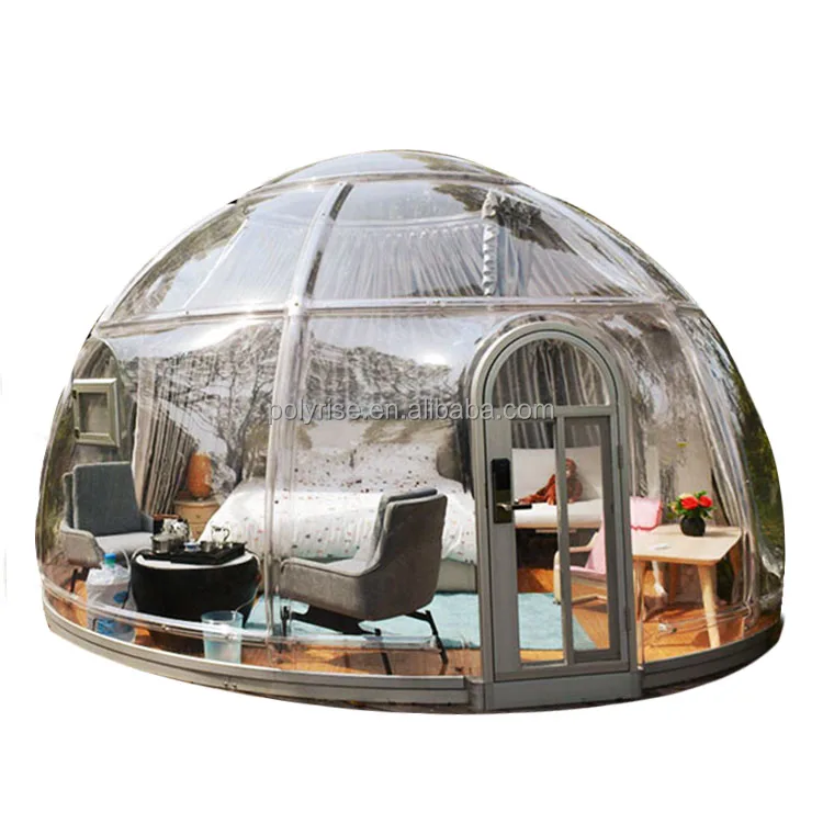 Polycarbonate Glamping Dome Igloo Tent Bubble Room Star House Hotel