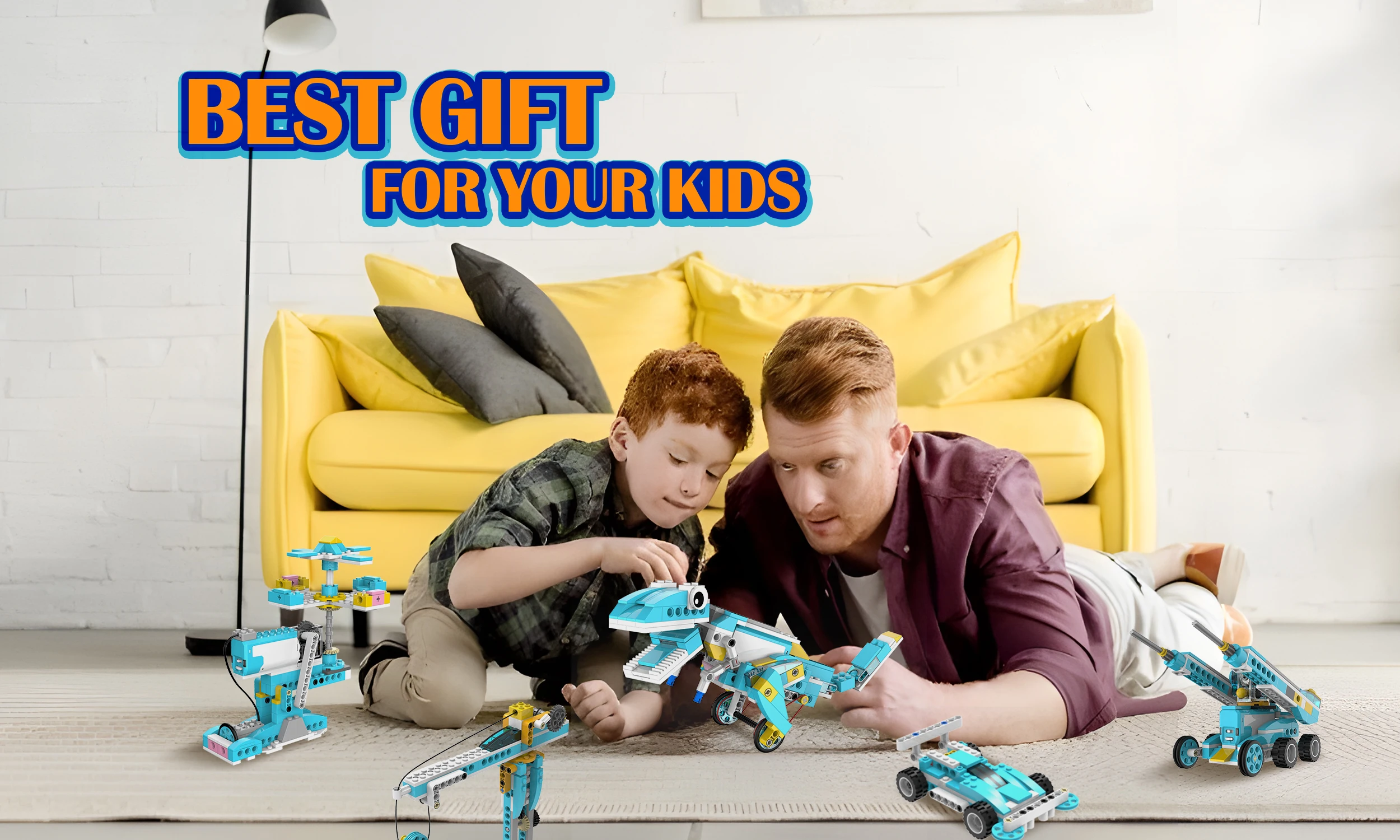 Scratch Junior Kit Smart Robot Premium Coding Toy 200+ In 1,Building