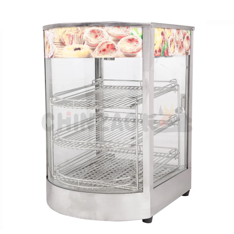 Commercial Food Warmer Display Showcase Food Heater Showcase Hot Food ...