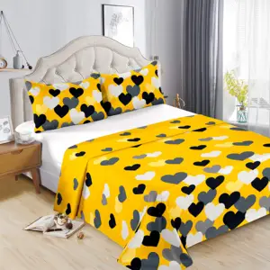 Lilianna Minimalist Mix Color Sheet Set 3-Piece - 24 Shades Available, Fits Modern & Scandinavian Decor