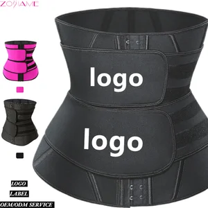 Premium Effective Dual-Belt Tummy Control Body Shaping Sports Waist Support Slimming Waist Cincher Best Waist Trainers for Women