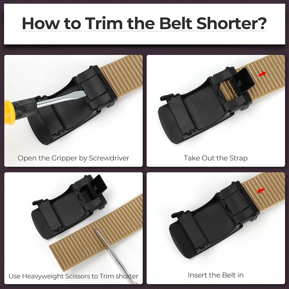 Fashionable Breathable Durable Adjustable Training Multifunctional Tactical Belt Men Nylon Ratchet Belts