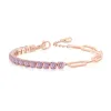 4mm rose gold powder stone