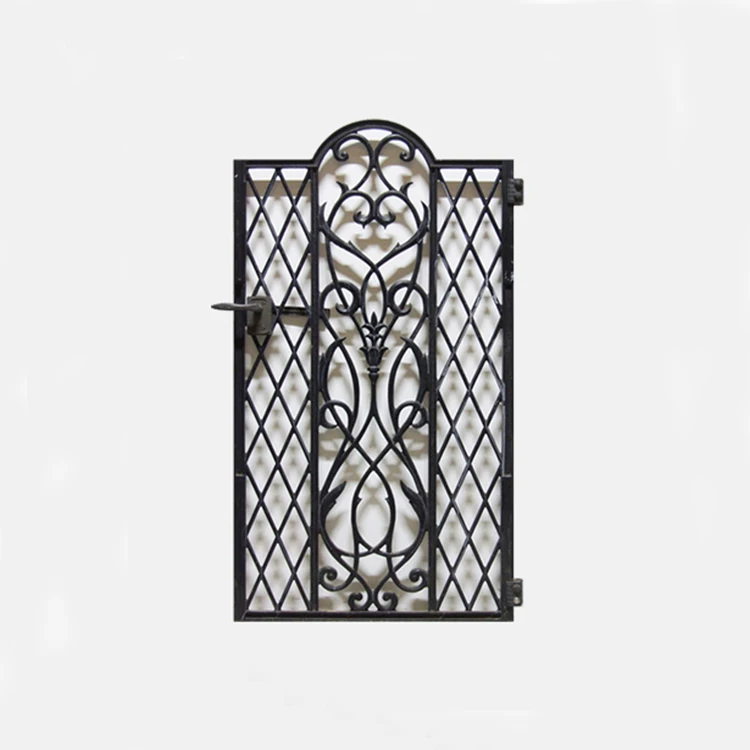 China Factory Custom Latest Anti Theft Metal windows Design House Villa Exterior Burglar Proof Wrought Iron Window with Grill