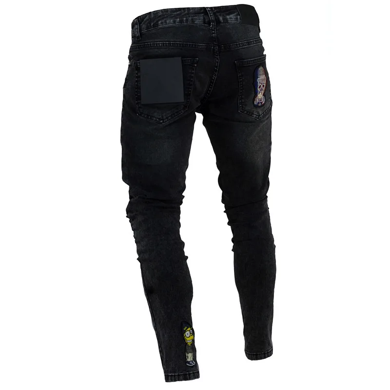 Kurta Damage For Men Mens Jeans Black 