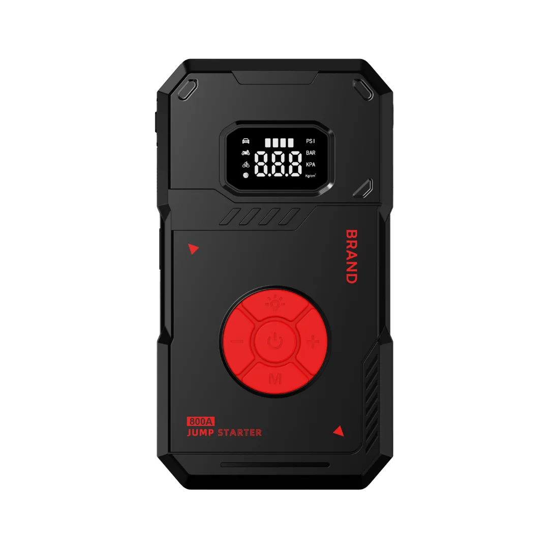 7200mAh Jump Starter with a Mighty 800A Peak Current and Air Compressor for All - In - One Vehicle Emergency Needs