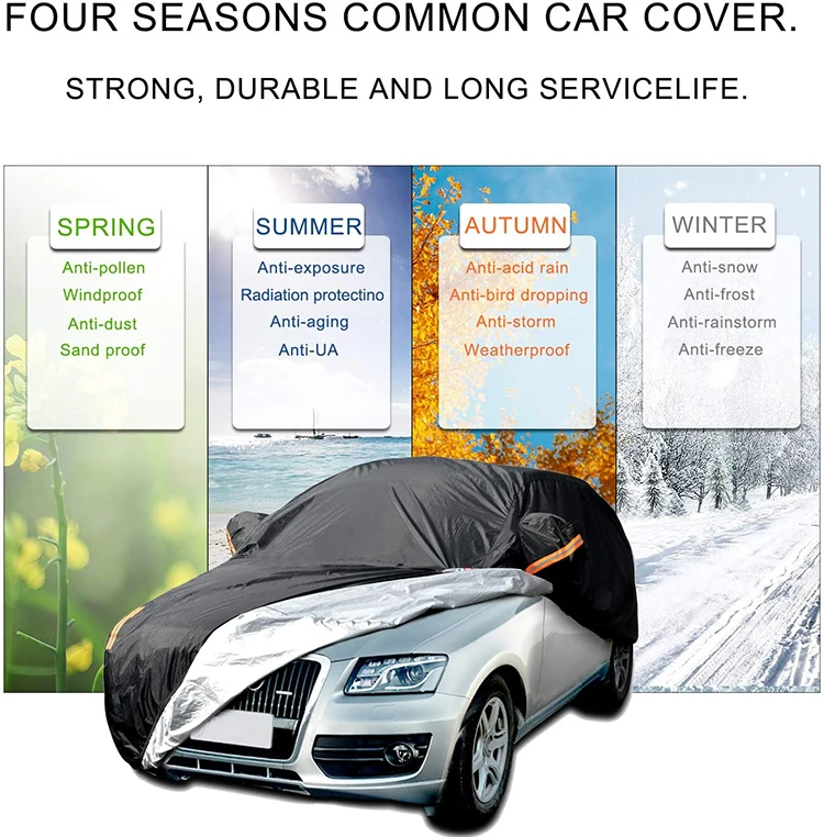 Fast Delivery Uv Protection Waterproof Car Cover Windproof Dust Proof