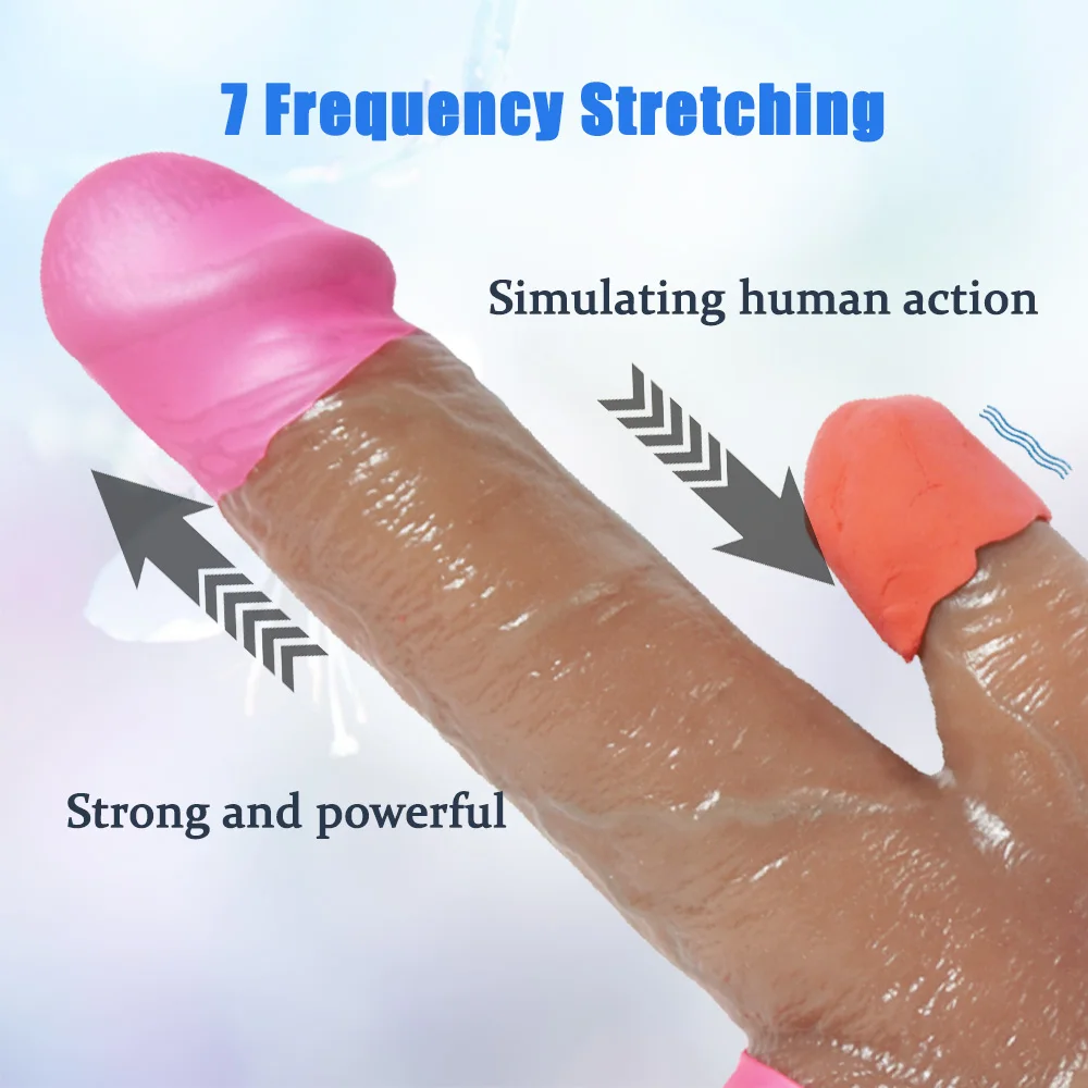 High Quality Large Silicone Dildo Vibrator Realistic Soft Adult Toy for Couples Tongue Licking Masturbator Penis