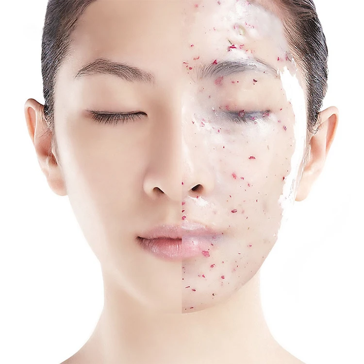 Собственная торговая марка спа гидрожеле Jellymask, набор для очистки лица оптом, Антивозрастная Очистка лица, розовый Порошок Годжи для лица, гидро-желе, маска