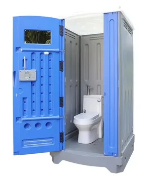 China Outdoor Camp Restroom Shower Bathroom Washroom Used Plastic Prefab Portable Mobile Toilets For Sale