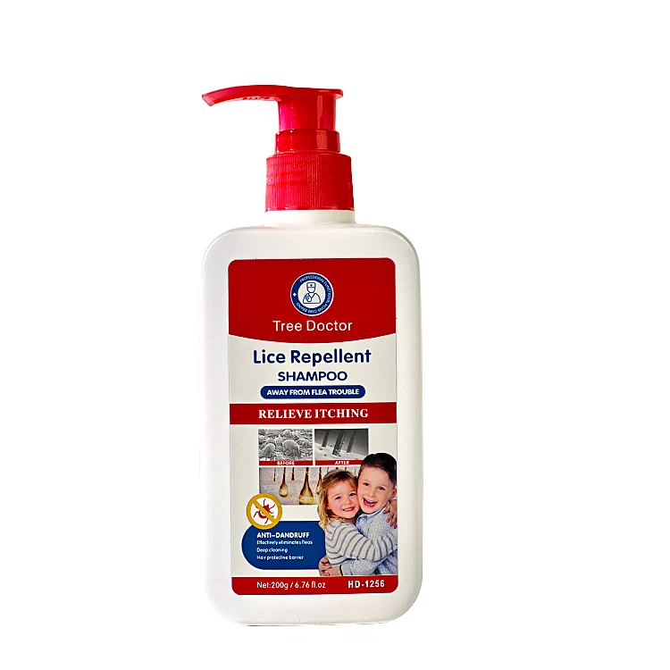 New Arrival 200mL Cleanse Scalp Relieve Itching Head Lice Treatment Shampoo Kills Lice and Louse Eggs Hair Shampoo With a Comb