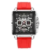 6 silver black red