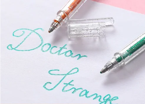 Metallic Glitter Gel Pens For Coloring Doodling Oem Wholesale