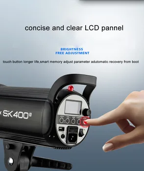 SK400II Professional Photography Equipment Compact 400Ws Photo Studio Flash Strobe Flash Light Godox Flash De Studio SK400 product image