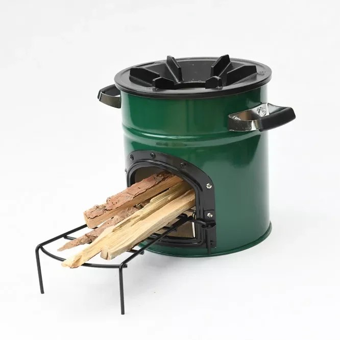 Best Selling Products 2022 Cast Iron Camping Wood Stoves With Firewood