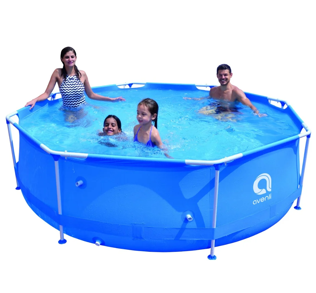 Jilong Avenli 17798 Sirocco Blue Round Steel Frame Pools Steel Frame Family  Swimming Pool 300cm X 76cm - Buy Swimming Pool Material,Hard Plastic  Pool,Stainless Steel Swimming Pool Product on