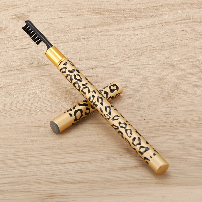Private Label 5 Colors Double Head Eyebrow Pencil With Brush Long Lasting Waterproof Eye Brow Pencil