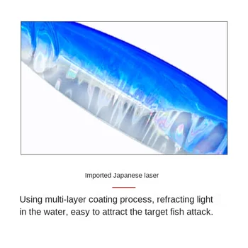 CHEERY Wholesale Lead Metal Jig Lure Bait Bare Plate Long-Range Shore Cast 40g-100g Mackerel Fishing – Metal Jig – view 4