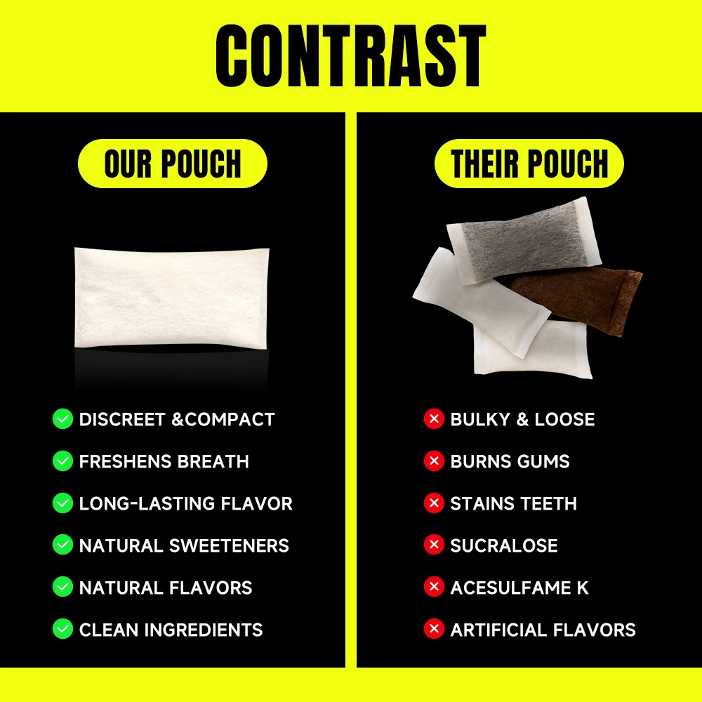 Wholesale High Quality SNOS Oral Pouches Factory Customized Flavors Powders Pouch Can OEM China