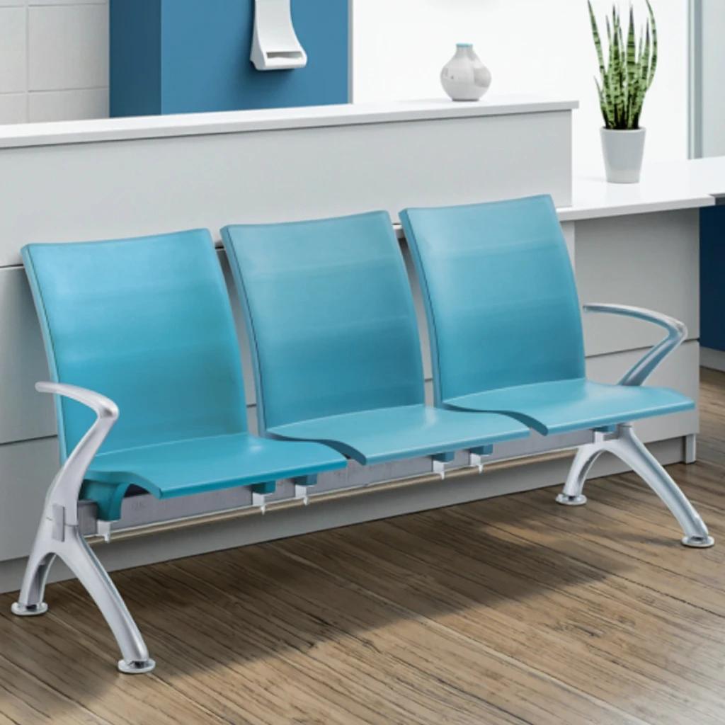 Reliable Standardized Hospital Seating Solutions Modern Steel Frame Configurable Durable 2