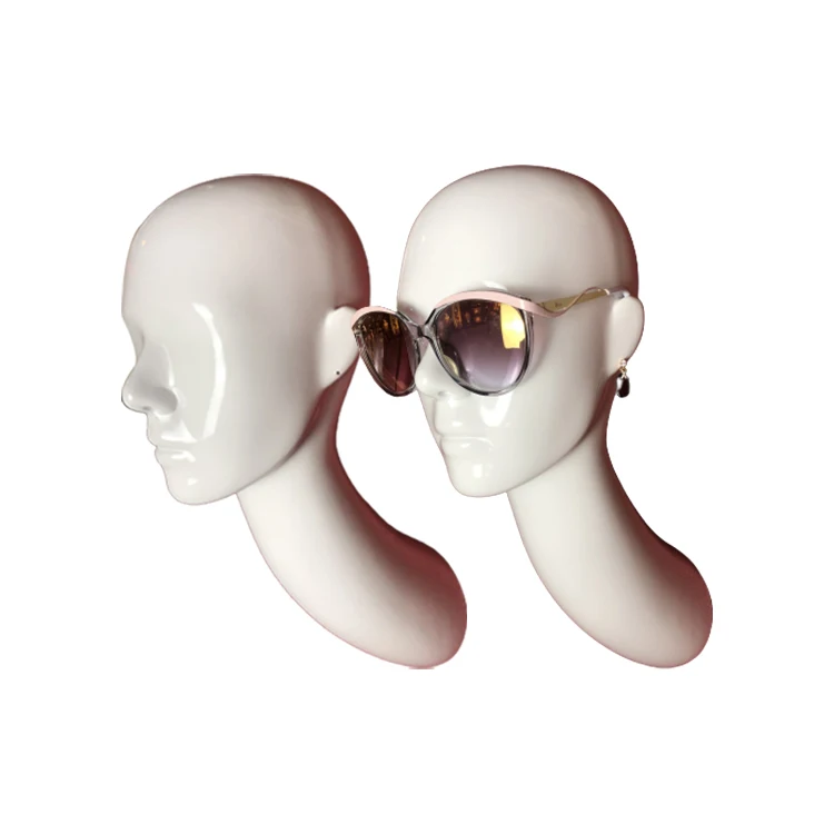 Пользовательский красивый настенный реалистичный манекен голова оптом длинная