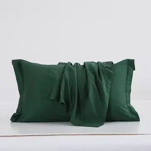 Comfortable and Breathable Satin Silk Pillowcase 100% Cotton Silk Pillowcase for Hair and Skin Silky Pillow Covers