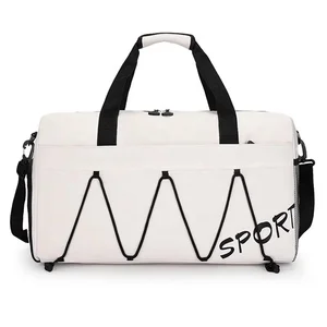 Outdoor Women's Sports and Sports Wet Dry Oxford Gym Fitness Bag with Logo Large Capacity Luggage Storage Travel Bag Wholesale