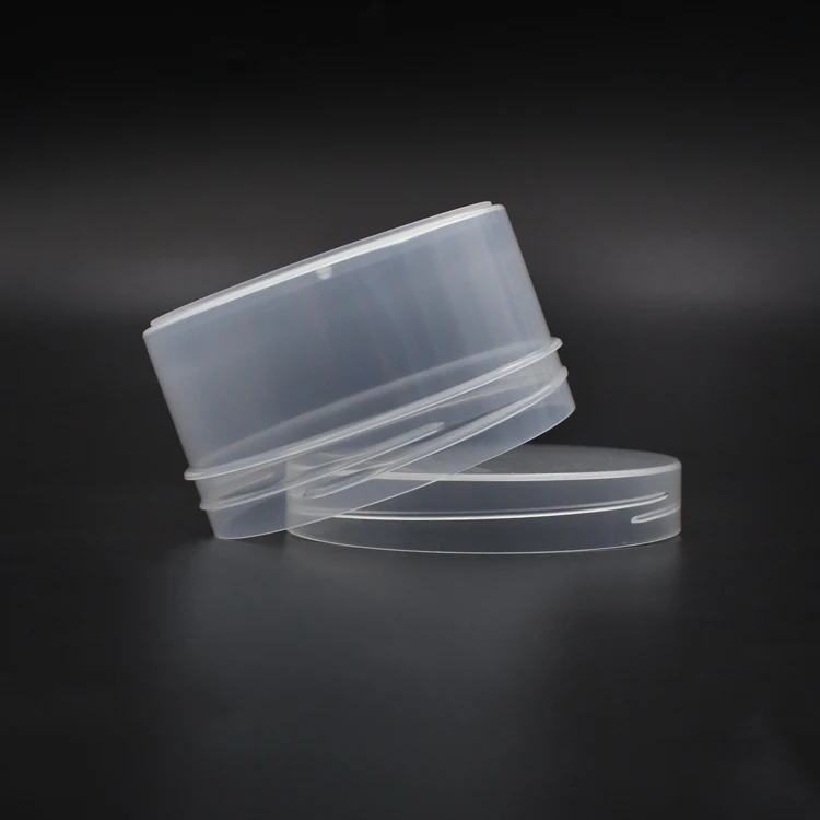 250ml Luxury Empty Cosmetic Containers Biodegradable Cosmetic Packaging Plastic Cream Jar with Gold Li