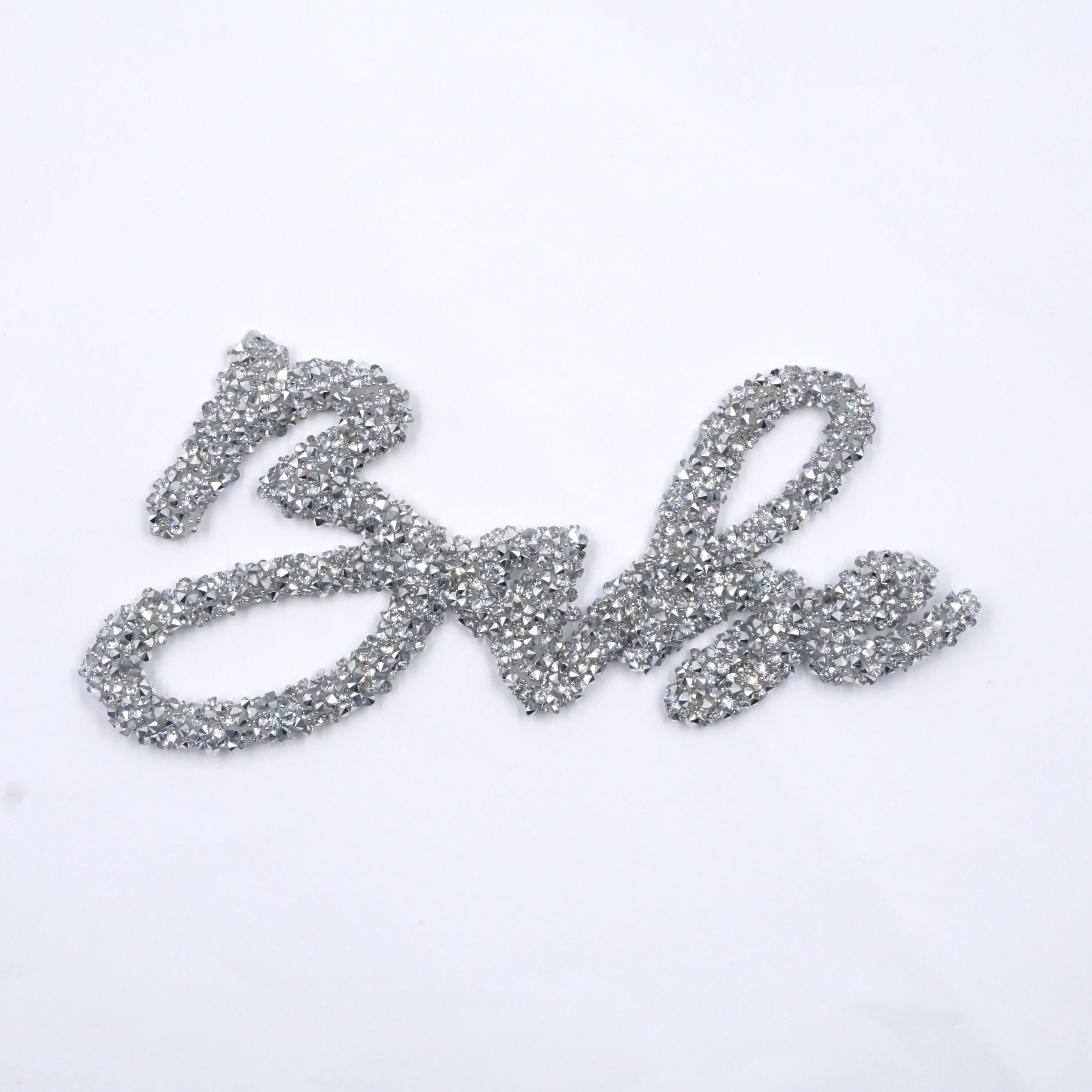 Luxury quality bling star custom iron on patches yellow adhesive sequins rhinestone star patches