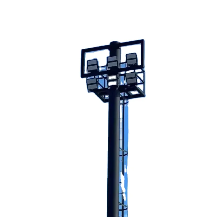 Новый 30-метровый высокий столб для стадиона