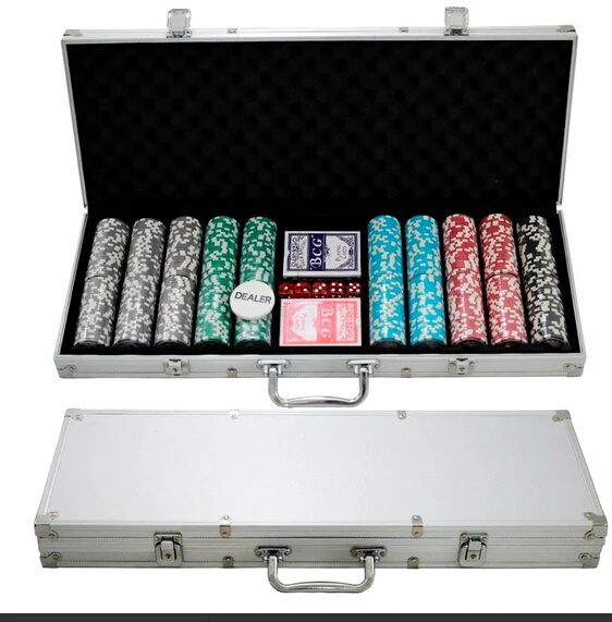 Персонализированный утолщенный чемодан для казино, контейнер для покера, коробка от производителя, 300 шт., 500 шт., 1000 шт., 2000 шт., алюминиевый чехол для покерных чипов