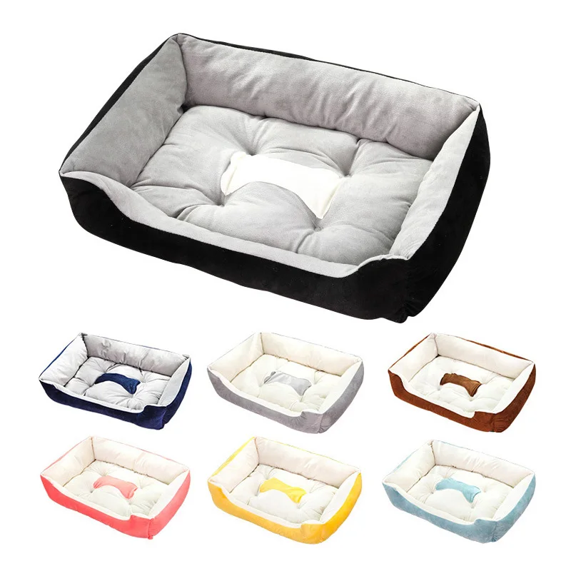 plush dog beds large