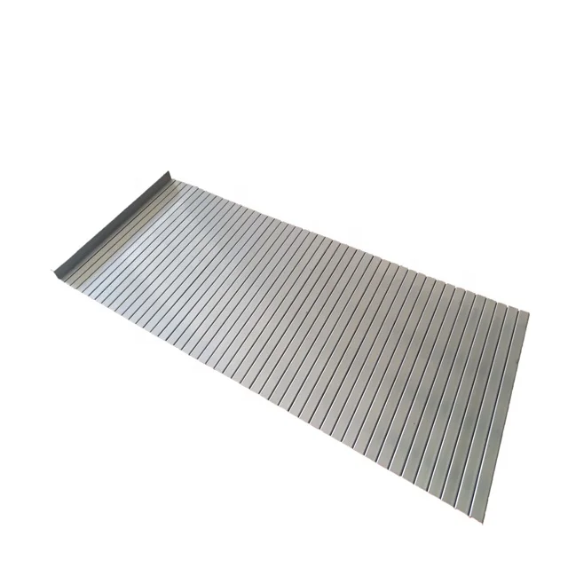 Aluminium Roller Shutter Cover for CNC Lathe Machines Rolling Curtain Machine Retractable Guard Shield Mixed Direction Installed