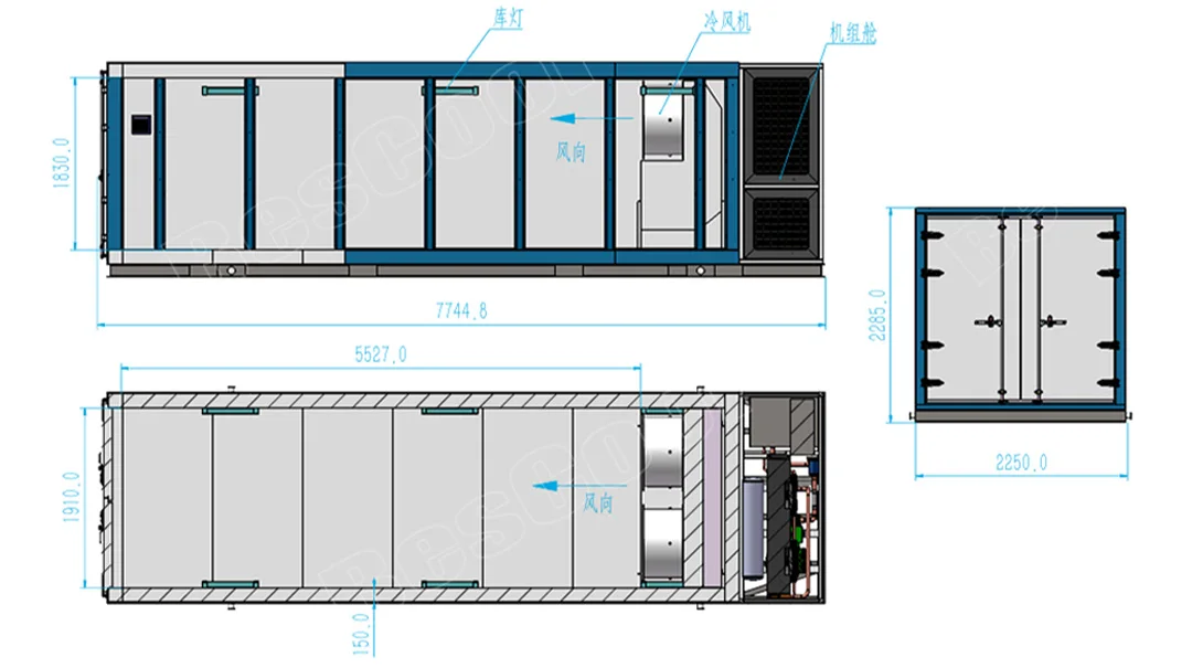 Blast Freezer, CO2, 85~-60 - detail 20