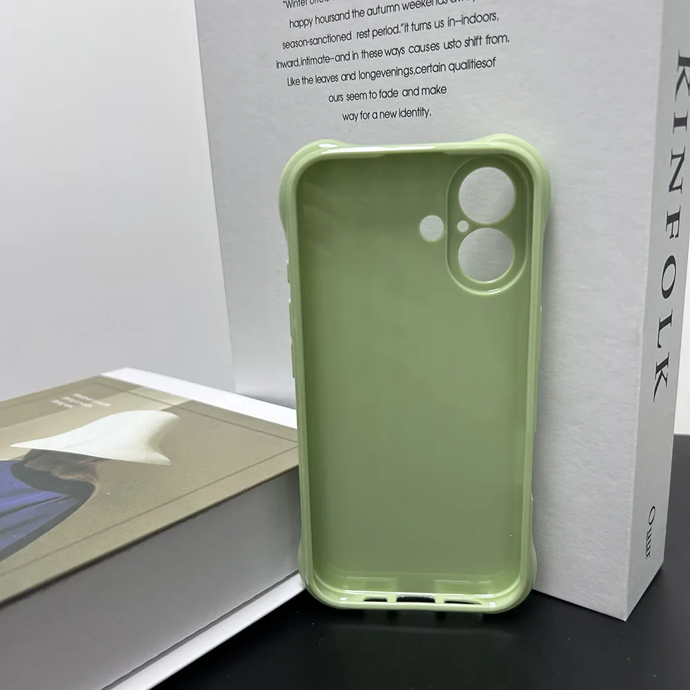 Tpu Phone Case For Iphone 16 Pro Max Plus Simple Cases Pure Colour Cover Travel Luggage Luxury Sjk512 Laudtec details