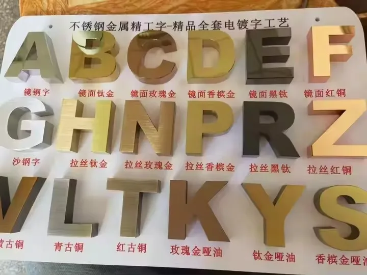 Track-mounted Versatile Installation Acrylic Letters with Led Lights 3d Channel Letter Sign for Shop