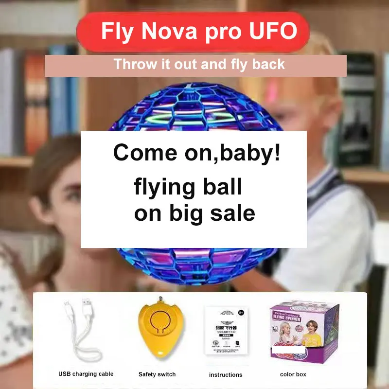Hot 2024 Hot Fly Nova Pro Magic 360 Rotating Hover Mini Drone Led ...