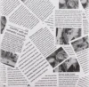 Periódico inglés blanco