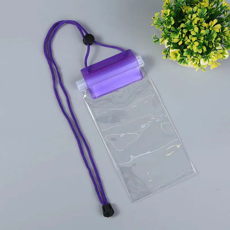 Custom Universal Transparent Clear Phone Accessories Cell Mobile Phone PVC Waterproof Bag Case Waterproof Phone Pouch