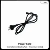 Cable de alimentación negro 1,2 m