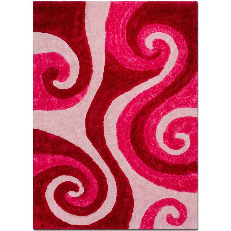 Luxury Design 3d Design Shaggy Bedroom Parlor Home Decor Rug Hand