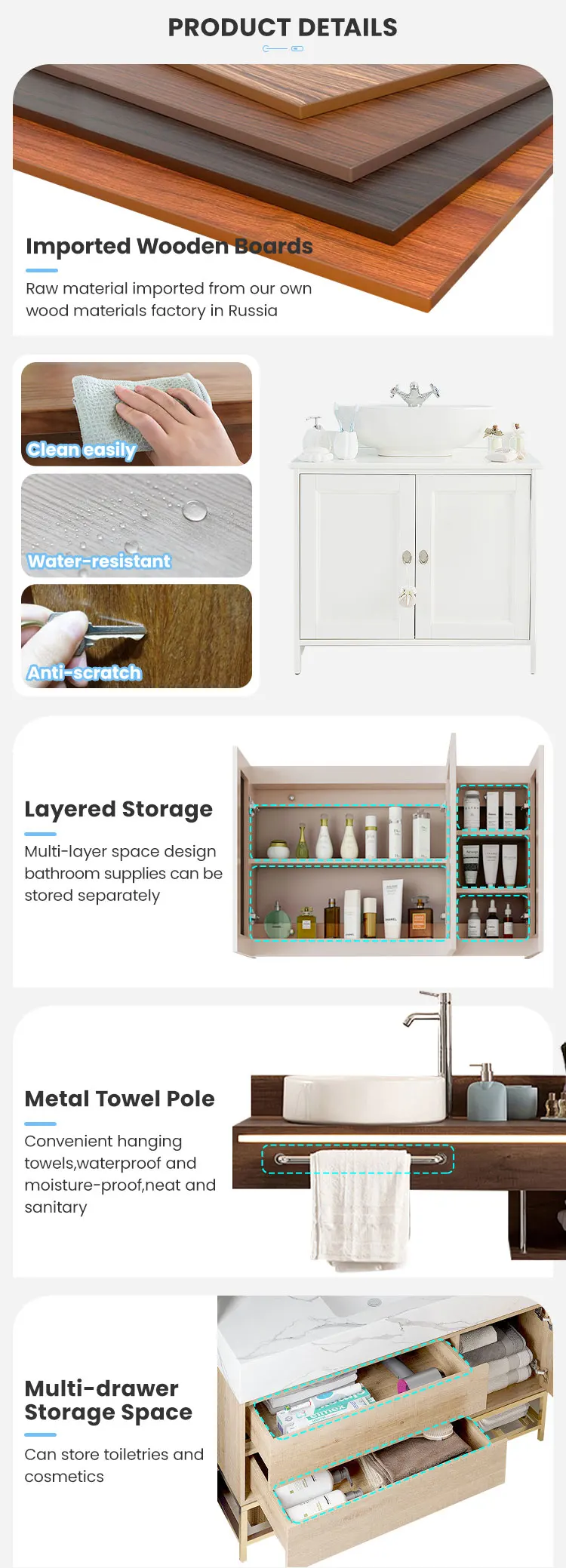 Luxury American Solid Wood Shaker Style Bathroom Vanity Buy