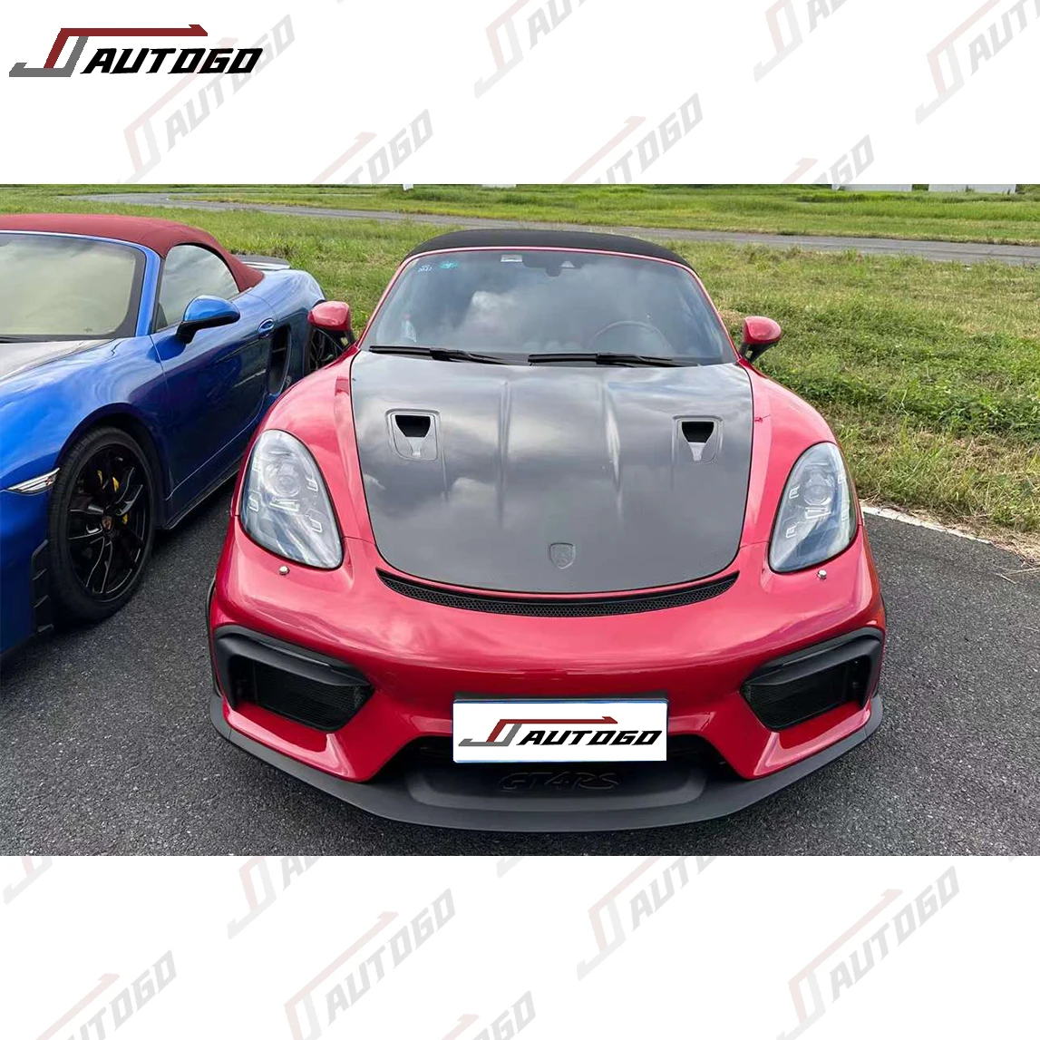 ポルシェ718/911/982/981 (2016+) カーボンファイバー ボンネット RS