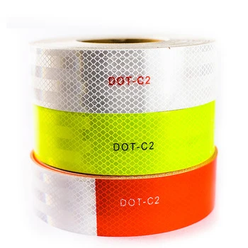 Dot-c2 Reflective Tape Red White Waterproof Self Adhesive Trailer ...