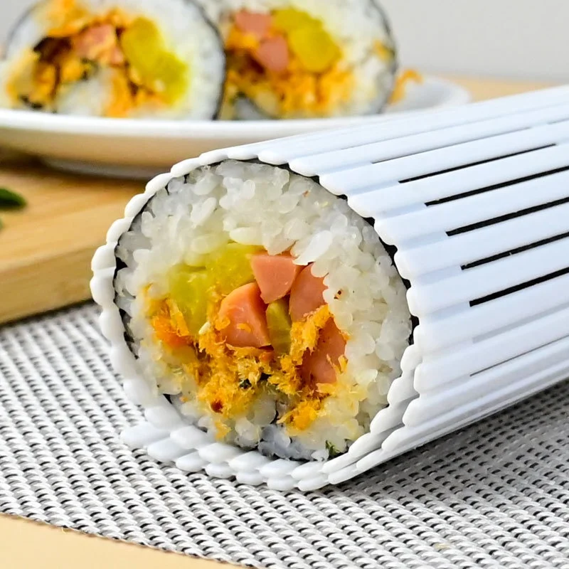 1pc Bamboo Sushi Rolling Mat, Sushi Curtain, Seaweed And Rice Roll