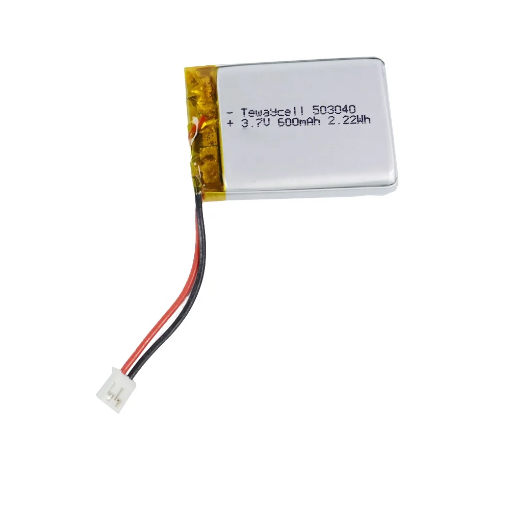 3.7V 600mAh 503040 LiPO Polymer Li Rechargeable Battery For GPS Mp3 Upgrade  Toy