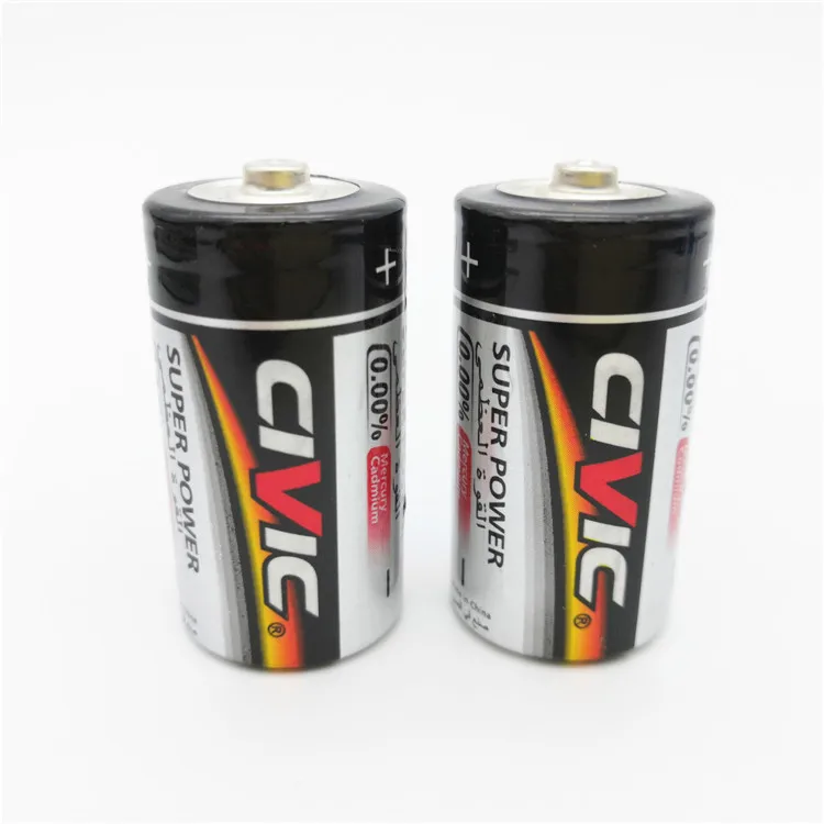 Carbon Zinc Battery R14P  C Size 1.5V for flash light